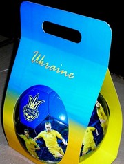сувенирный мяч сборной Украины большой